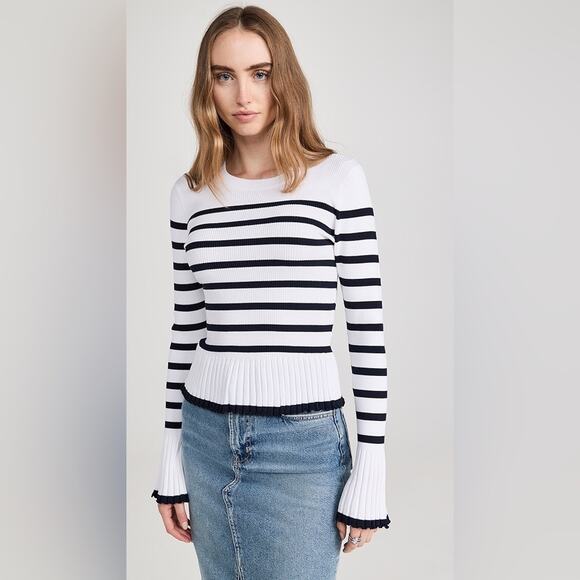 NWOT - RAILS Striped Gemma Pullover Sweater - Size Large - Picture 1 of 14